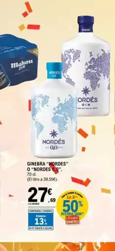 E.Leclerc NORDES O NORDES 0,0 Ginebra oferta