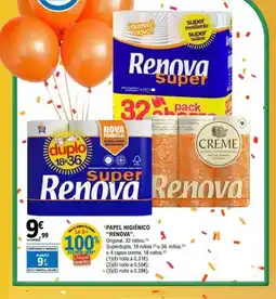 E.Leclerc RENOVA Papel higiénico oferta