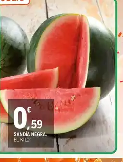 E.Leclerc Sandía negra. oferta