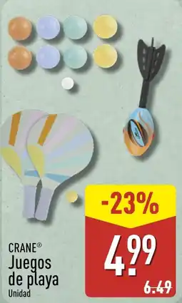 ALDI CRANE Juegos de playa oferta