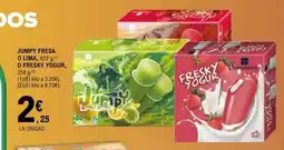 E.Leclerc Jumpy fresa o lima o fresky yogur oferta