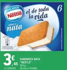 E.Leclerc NESTLÉ Sandwich nata oferta