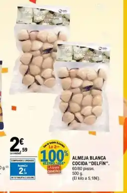 E.Leclerc DELFIN Almeja blanca cocida oferta