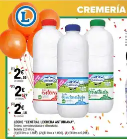 E.Leclerc CENTRAL LECHE ASTURIANA Leche oferta