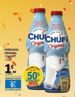 E.Leclerc CHUFI Horchata original oferta
