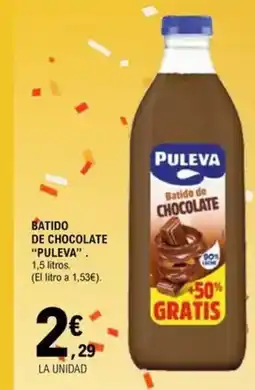 E.Leclerc PULEVA Batido de chocolate oferta