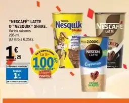E.Leclerc NESCAFÉ O NESQUIK Latte o latte oferta