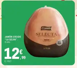 E.Leclerc LA SELVA Jamón cocido oferta