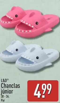 ALDI L&D Chanclas júnior oferta