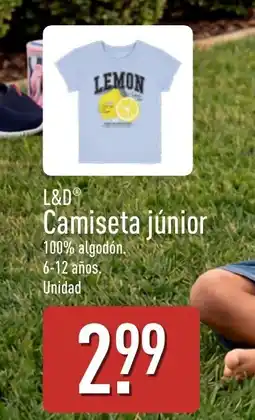 ALDI L&D Camiseta júnior oferta