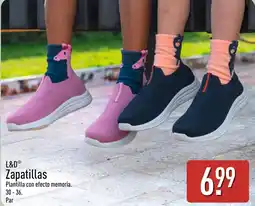 ALDI L&D Zapatillas oferta