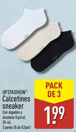 ALDI UP2FASHION Calcetines sneaker oferta