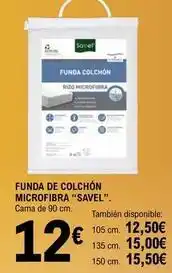 E.Leclerc Savel - funda de colchon microfibra oferta