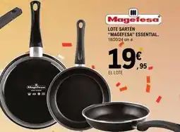 E.Leclerc Magefesa - lote sartén essential oferta