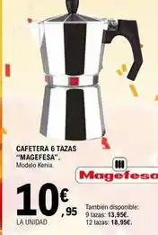 E.Leclerc Magefesa - cafetera 6 tazas oferta