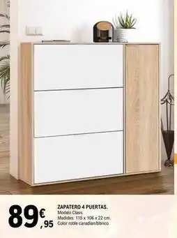 E.Leclerc Zapatero 4 puertas oferta