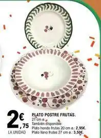 E.Leclerc Plato postre frutas oferta