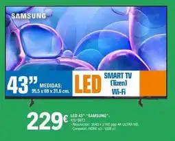 E.Leclerc Samsung - led 43 oferta