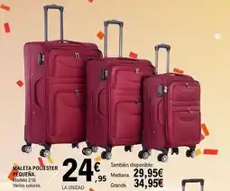E.Leclerc Maleta poliester pequena oferta