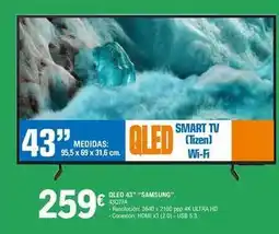 E.Leclerc Samsung - qled 43 oferta