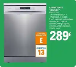 E.Leclerc Hisense - lavavajillas oferta
