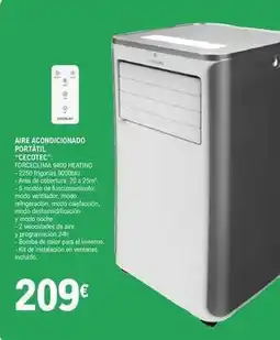 E.Leclerc Cecotec - aire acondicionado portatil oferta