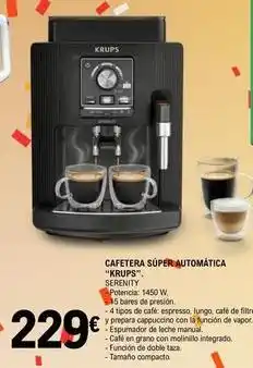 E.Leclerc Krups - cafetera super automatica oferta