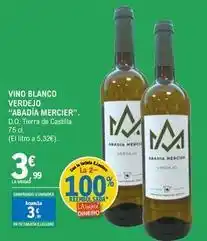 E.Leclerc Abadía mercier - vino blanco verdejo oferta