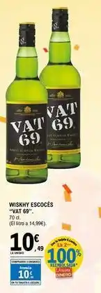 E.Leclerc Vat 69 - whisky escocés oferta