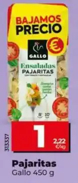 Dia Gallo - pajaritas oferta