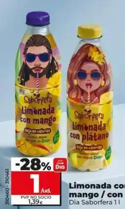 Dia Dia saborfera - limonada con mango/con platano oferta