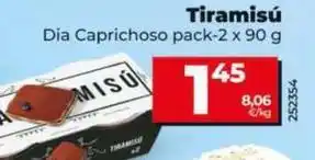 Dia Dia caprichoso - tiramisú oferta