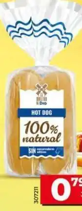 Dia El molino de dia - pan hot dog oferta