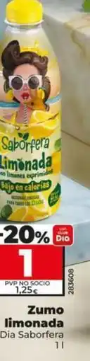 Dia Dia saborfera - zumo limonada oferta