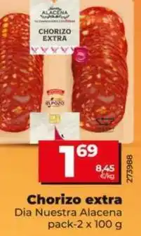 Dia Dia nuestra alacena - chorizo extra oferta