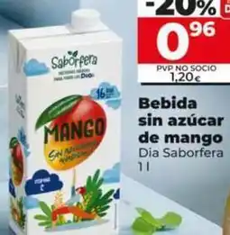Dia Dia saborfera - bebida sin azúcar de mango oferta