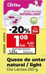 Dia Dia lactea - queso de untar light oferta