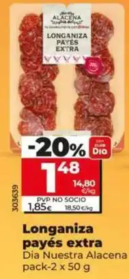 Dia Dia nuestra alacena - longaniza payés extra oferta