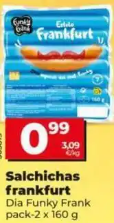 Dia Dia funky frank - salchichas frankfurt oferta