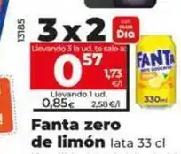 Dia Fanta - zero de limón oferta