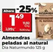 Dia Dia naturmundo - almendras peladas al natural oferta