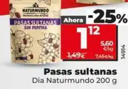 Dia Dia naturmundo - pasas sultanas oferta