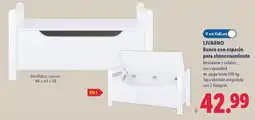 Lidl Livarno - banco con espacio para almecramiento oferta