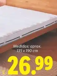 Lidl Livarno - protector de colchon medidas: aprox. 135 x 190 cm oferta