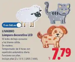 Lidl Livarno - lampara decorativa led oferta