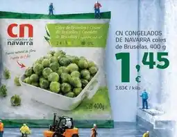 HiperDino Congelados de navarra - cn coles de bruselas oferta