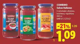 Lidl Combino - salsa italianas oferta