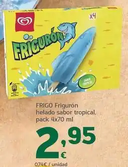 HiperDino Frigo - frigurón helado sabor tropical oferta