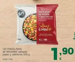HiperDino Congelados de navarra - cn salteado papas y salchicha oferta