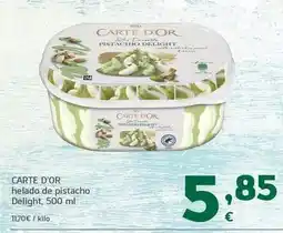 HiperDino Carte d'or - helado de pistacho delight oferta